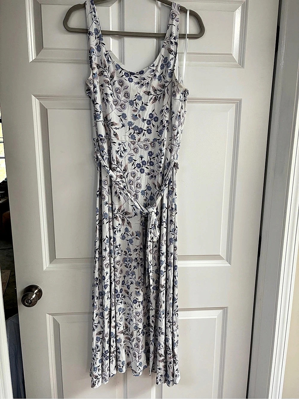 LOFT Floral Draping Dress - XL